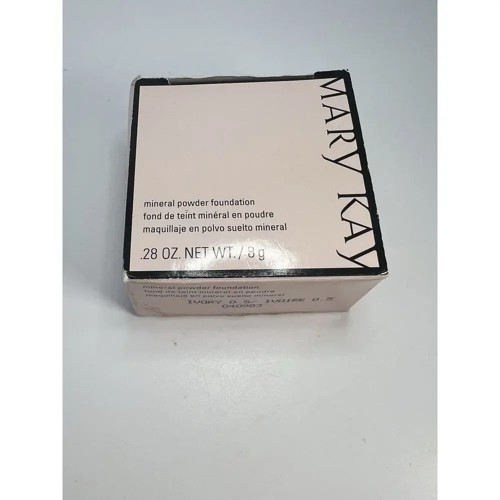 Mary Kay MINERAL POWDER FOUNDATION Ivory 0.5 .28 oz New In Box Discontinued